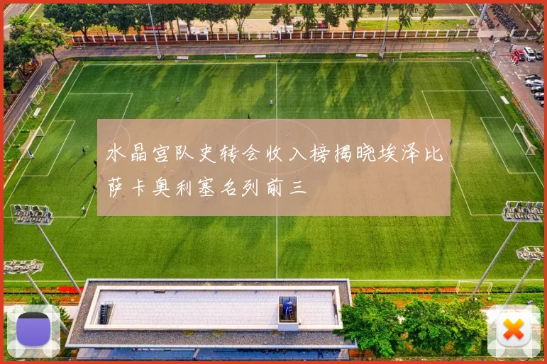水晶宫队史转会收入榜揭晓埃泽比萨卡奥利塞名列前三